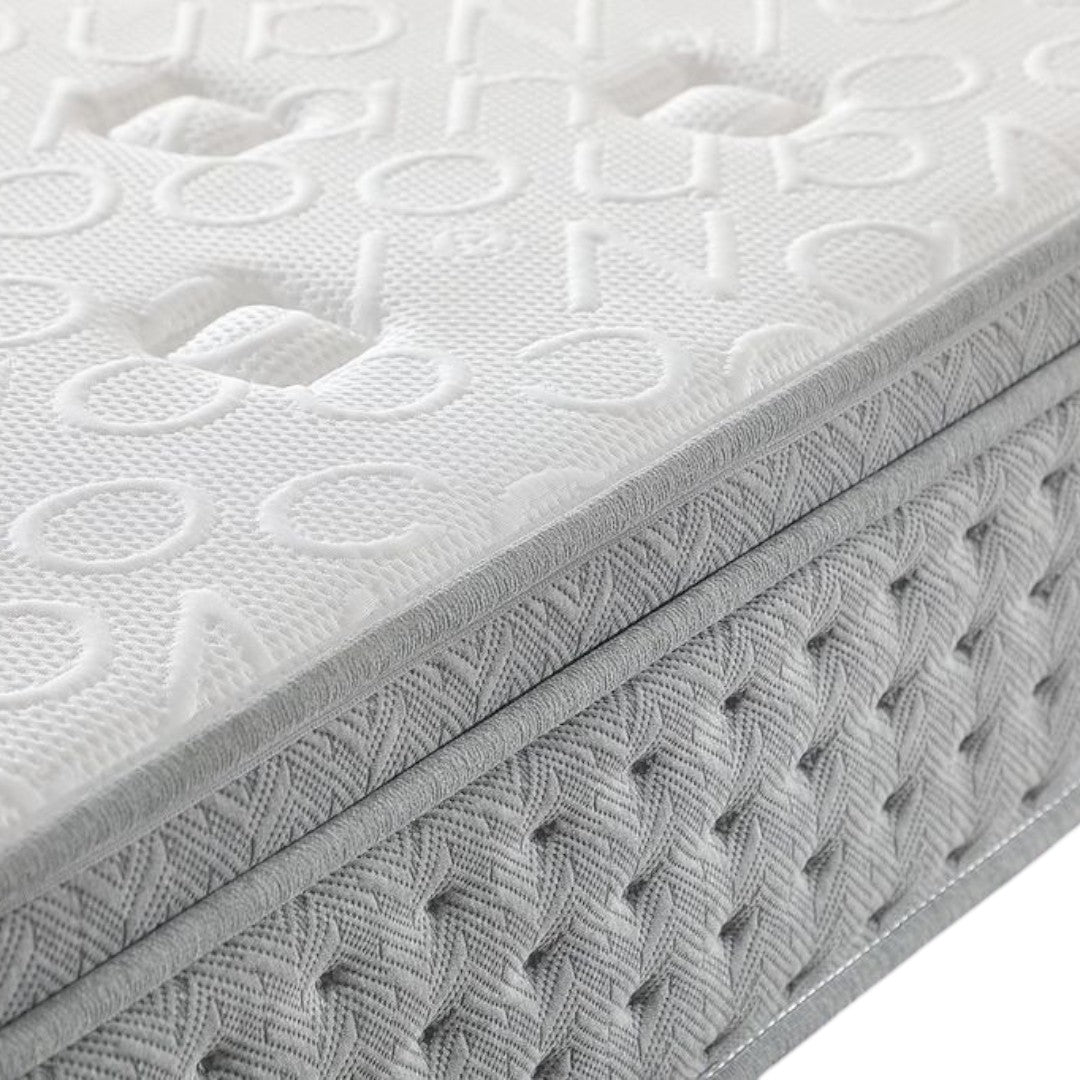 Snoova Ergo Series 10" Mattress: Ergonomic 7-Zone Spring, 4cm HD Foam & Ice Silk Top Grandeur Furnishings