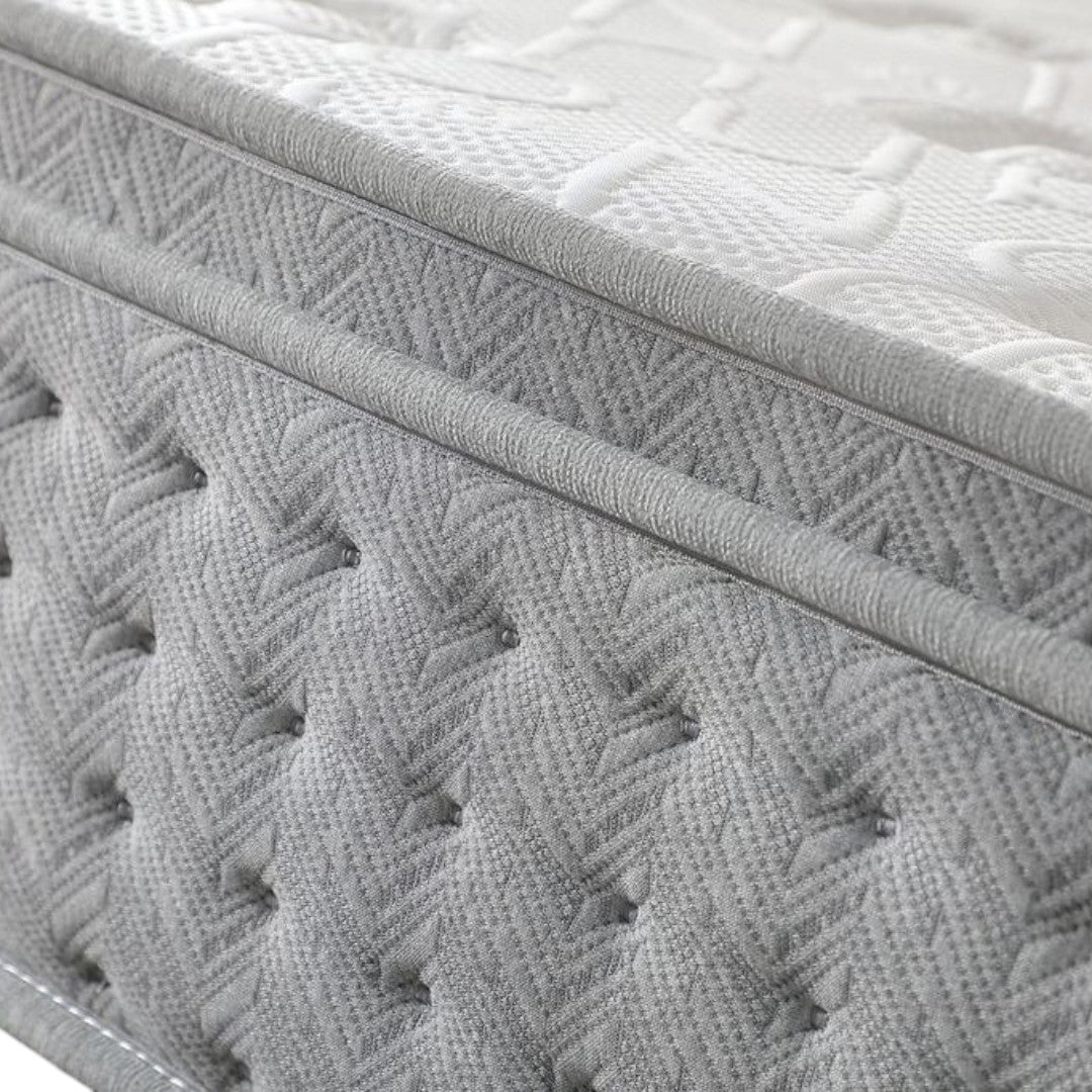 Snoova Ergo Series 10" Mattress: Ergonomic 7-Zone Spring, 4cm HD Foam & Ice Silk Top Grandeur Furnishings