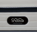 Snoova Premiere side label and mattress edge, close-up
