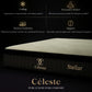 Céleste Stellar 11” Premium Luxury Hotel Mattress | Ice Silk Cooling Fabric + Individual Pocketed Spring | Medium Firm Orthopaedic Support | High-Resilience Foam Grandeur Furnishings