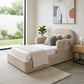 Elaris Fabric Bed Frame with Side Guard Panels Grandeur Furnishings