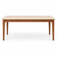 Valenza Travertine Top & Solid Wood Dining Set Grandeur Furnishings