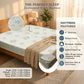 Velano Pull Out Fabric Bed Frame 3-in-1 Space Saving Guest Bed Grandeur Furnishings