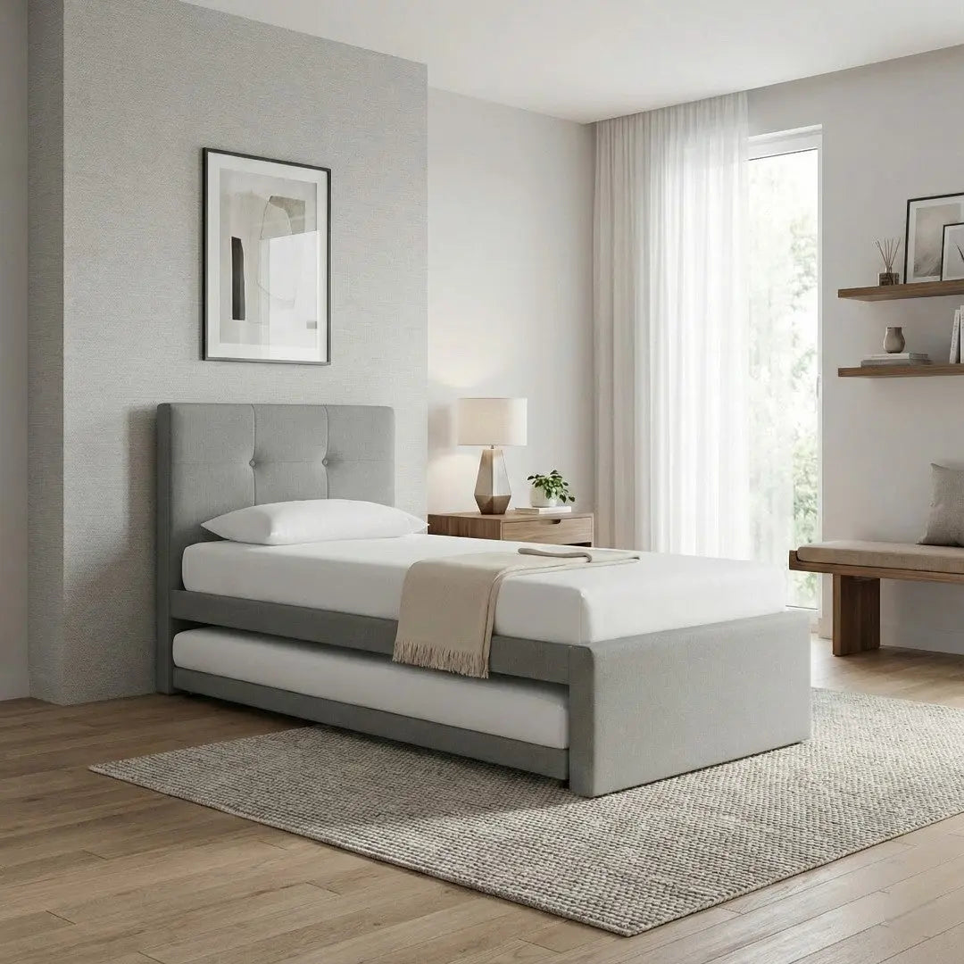Monti Tufted 2-in-1 Pull Out Bed Frame Grandeur Furnishings
