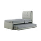 Soluxe 3-in-1 Lift Up / 2-in-1 Pull Out Bed Frame | Square Tufted Headboard | Moisture-Proof Fabric | Space Saving Guest Bed Grandeur Furnishings